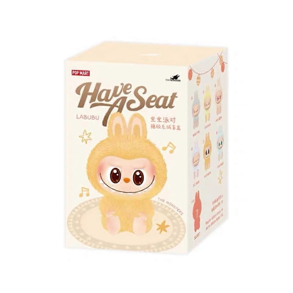 Popmart Labubu The Monsters Sit And Party Vinyl Blind Box Heartbeat Macaron & Duoduo Riippuva Koriste