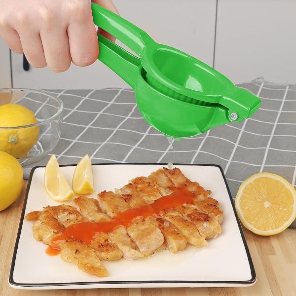 Til at presse citroner og citrusfrugter, nem at rengøre, 8,8 tommer, grøn