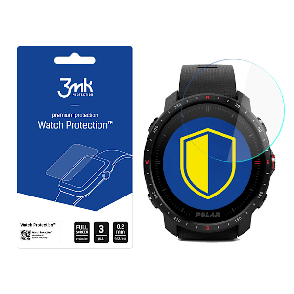 Polar Grit X Pro - 3mk Urbeskyttelse v. FlexibleGlass Lite