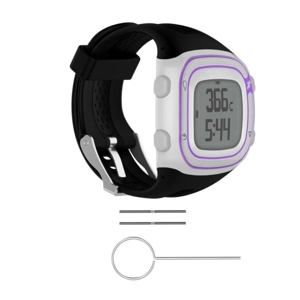 Garmin Forerunner 15 ja 10 -kellohihnan harjoituskello silikoninen Musta