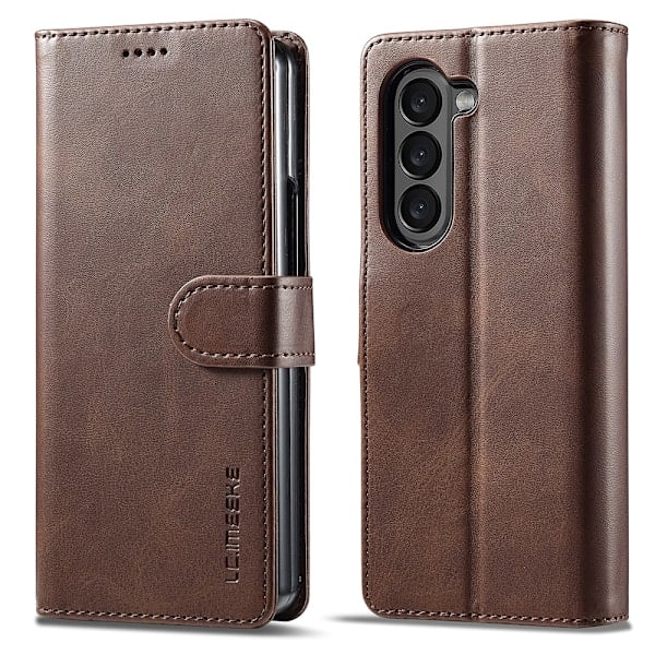 LC.IMEEKE Lompakko-kotelo Samsung Galaxy Z Fold 6 Ruskea