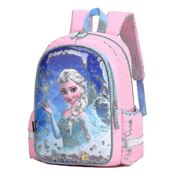 Flickors Ryggsäck Anna Elsa Skolväska Prinsessa Flickors Skolväska (hud)