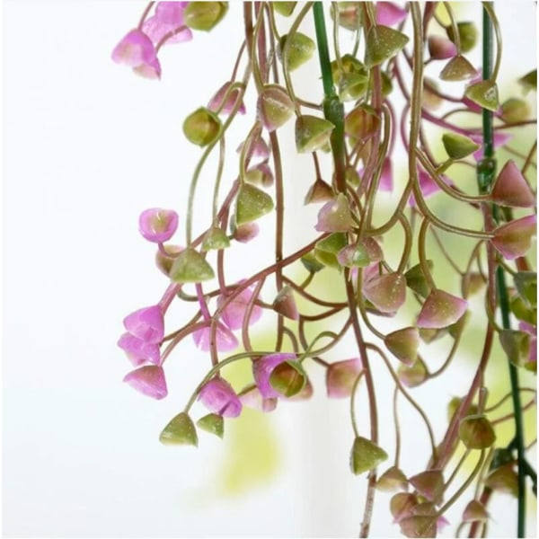 Kunstig Blomstrende Plante, Ivy Vine Kunstig Plante Indendørs Udendørs Kunstig Blomst til Væggen og Have Dekoration-80cm Sæt af 3 Ma...