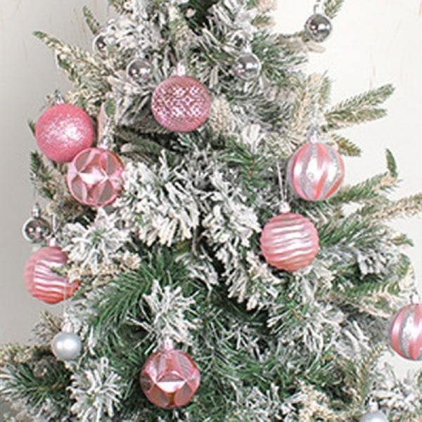 #(Rosa) Juletrepynt Hengende Kule#