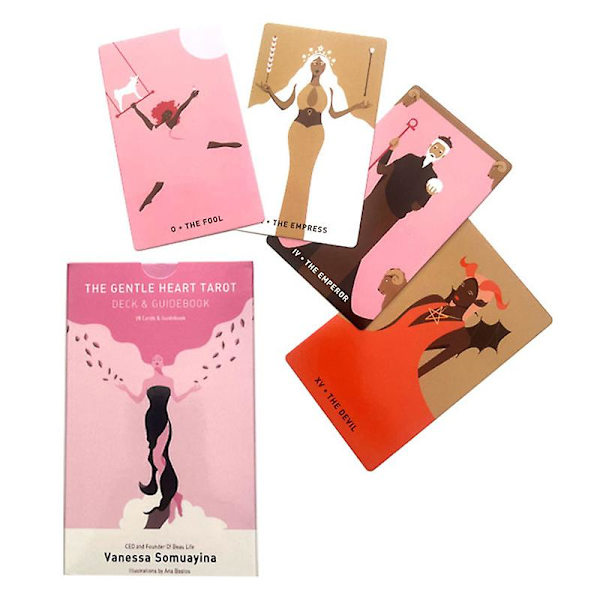 12*7cm Hellä Sydän Tarot-kortti Perhejuhlat Lautapeli Kohtalon Arvonta Ohjekirjan Kera Multicolor