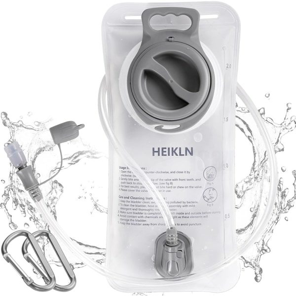 Blåsa 2 Liter, Läckagesäker Vattenbehållare, BPA-Fri Militärt Vattenförvaringsblåsa Hydration