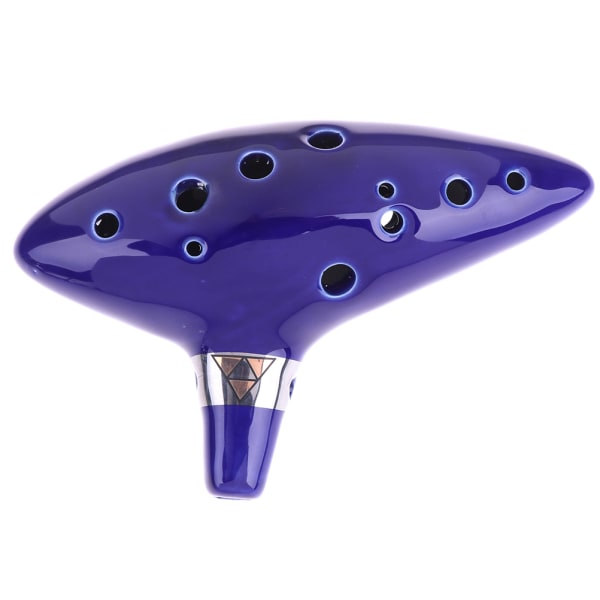 REMAKE 12-Hulls Ocarina Keramisk Alto C Legend Of Blue Instrument