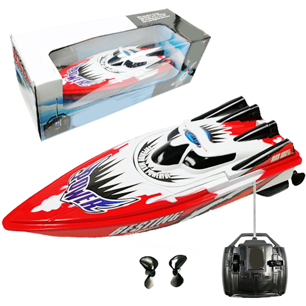 Fjernstyrte båter for racing i bassenger og innsjøer - Mini Speed Boat leker for utendørs eventyr - Elektriske båtleker for barn