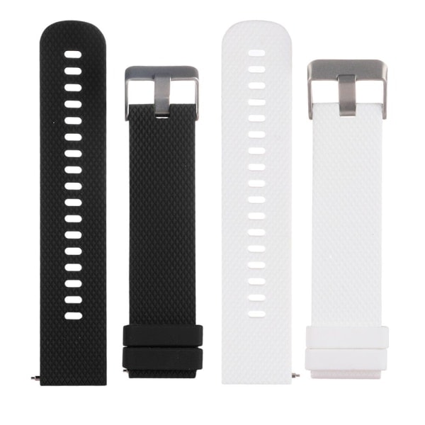REMAKE Armband för Garmin Vivoactive 3 / Vivomove HR svart+vit