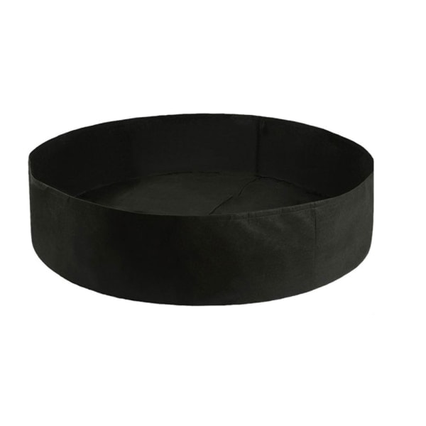 Round growing box in durable felt fabric 127 x 30 cm