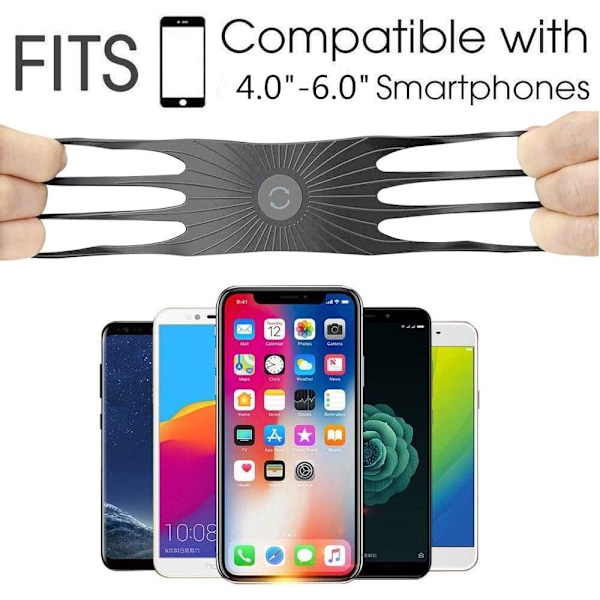 Mobilholder for sykkel Grå