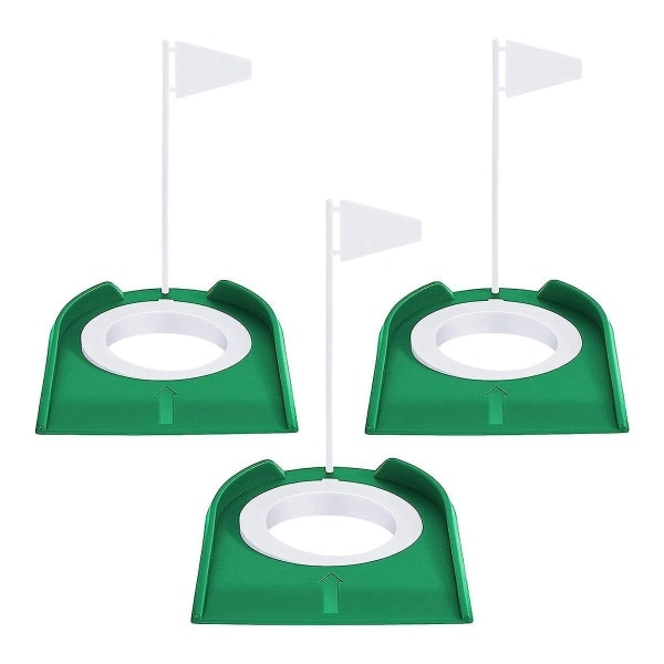 3 kpl Golf Putting Cup - Golf-reikäharjoitteluvälineet - Golf-tarvikkeet - Golf-harjoitteluputterit muovilla