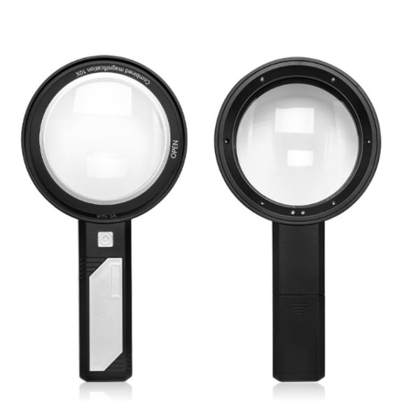 20X forstørrelsesglas med belysning