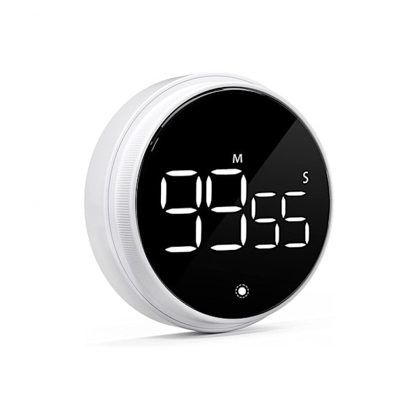 Magnetic digital timer for cooking in the kitchen White