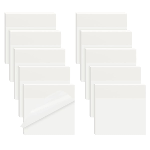 10 set transparenta klisterlappar S