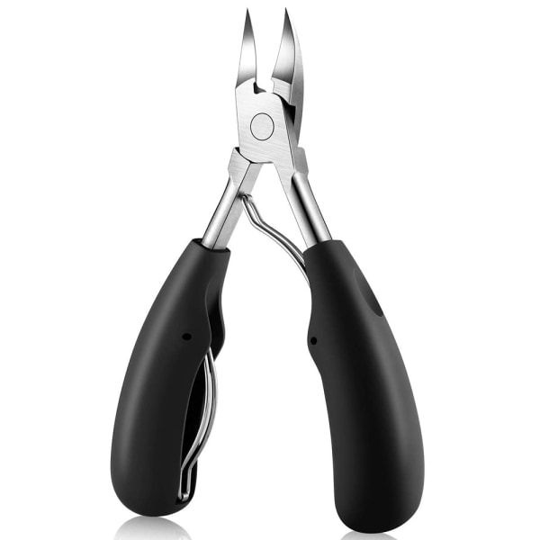 Precision toenail clippers for thick or ingrown toenails