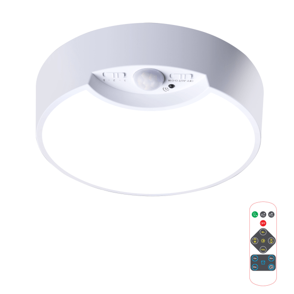 LED Bevegelsessensor Nattlys for Kleskap Trapper Hall Garasje Hvit