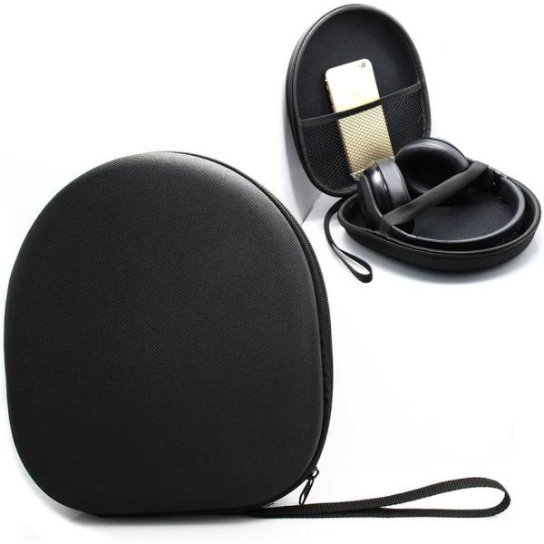 Stor Hodetelefonveske Universal Bærbar Beskyttende Veske Oppbevaringsboks (21CM x 19CM x 6CM)