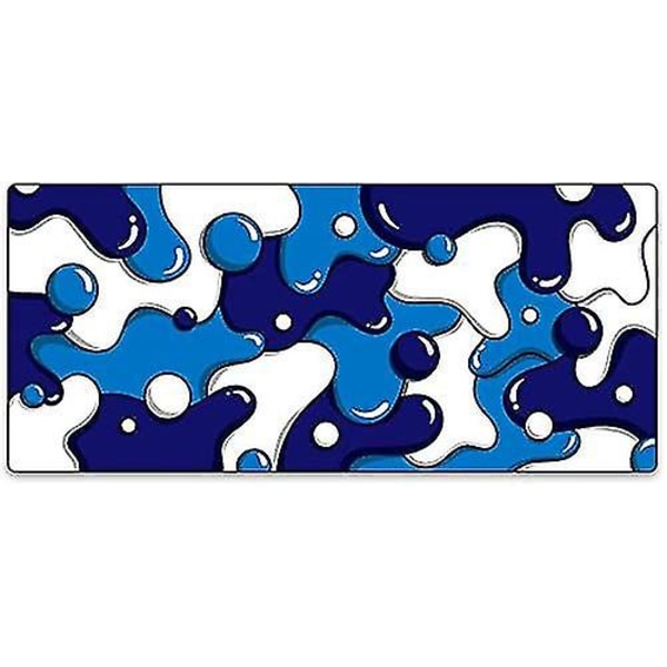 Kraken Keyboards Xxl Gaming Mousepad - Professionelt Håndlavet Mousepad - Gaming Desk Mat - 36\" X 16\" Udvidet Mousepad (Is)
