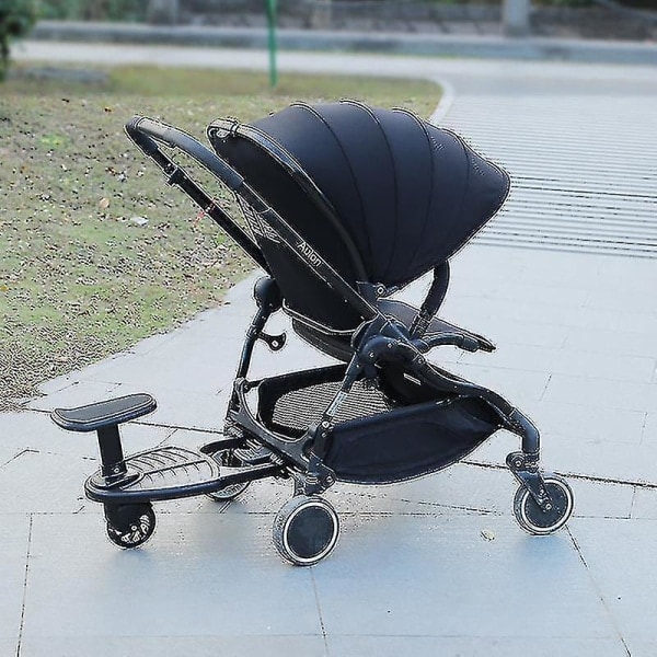 Universaali 2-in-1 -lastenvaunuun kiinnitettävä askelma, irrotettavalla istuimella, toinen lapsi, Artefact Child Rider Stroller A