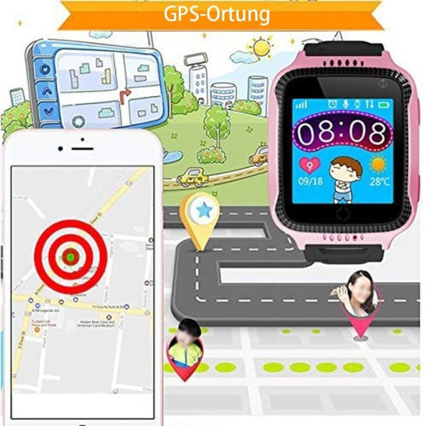 GPS Smartwatch til Børn - Touchscreen Smartwatch til Børn
