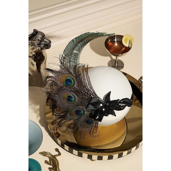 Peacock-höyhenpannanauha naisille, flapper-tyyliin, Gatsby-asuste