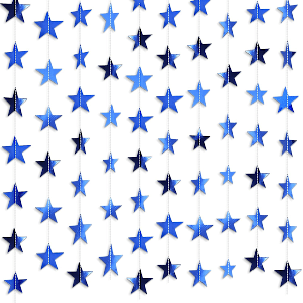 10 Bright 13ft Star Hanging Banners Backdrops for New Years Party, Graduation, Baby Shower, Birthday, Christmas Decoration