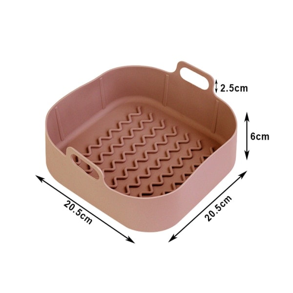 Air Fryer Silicone Pot Food Safe Reusable Heat Resistant Oven Accessories coffee