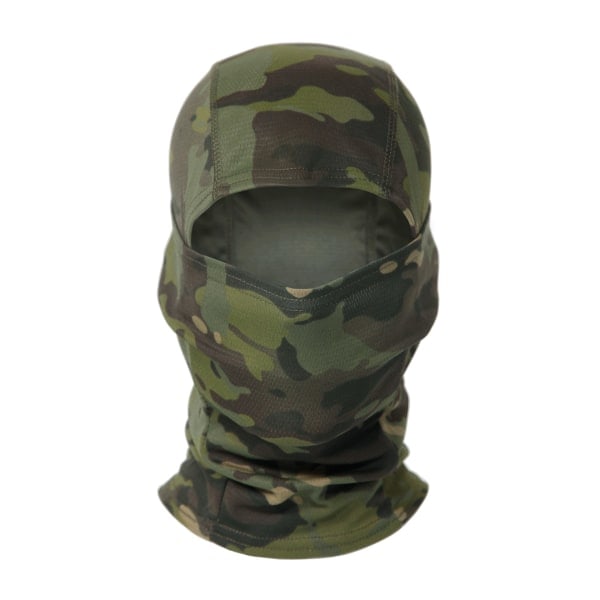 Kamouflage Huvudbonad Utomhus Ridmask Vandring Bergsklättring Solskydd Solskydd Kallt Snabbtorkande Svettmask