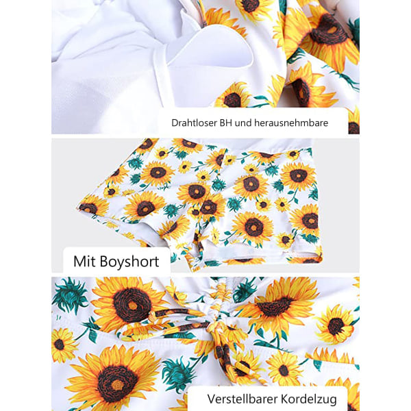 Plus Size Dame Badetøj Gul 38