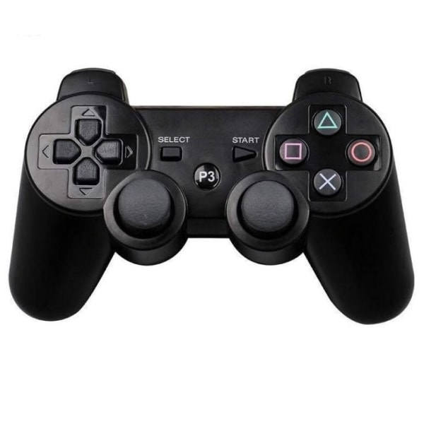 Trådlösa PS3-kontroller Svart