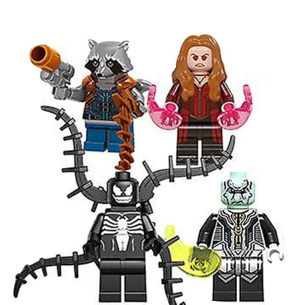 REMAKE 32 stk Marvel Avengers Superhelte Tegneserie Mini Figurer Dc Minifigur Gave til Børn