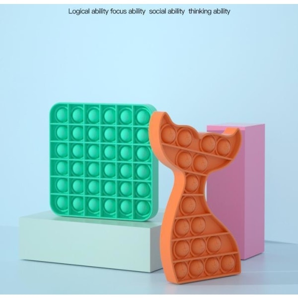 8 Pakkaus Popit Fidget Pop It - CE-hyväksytty 8 mallia