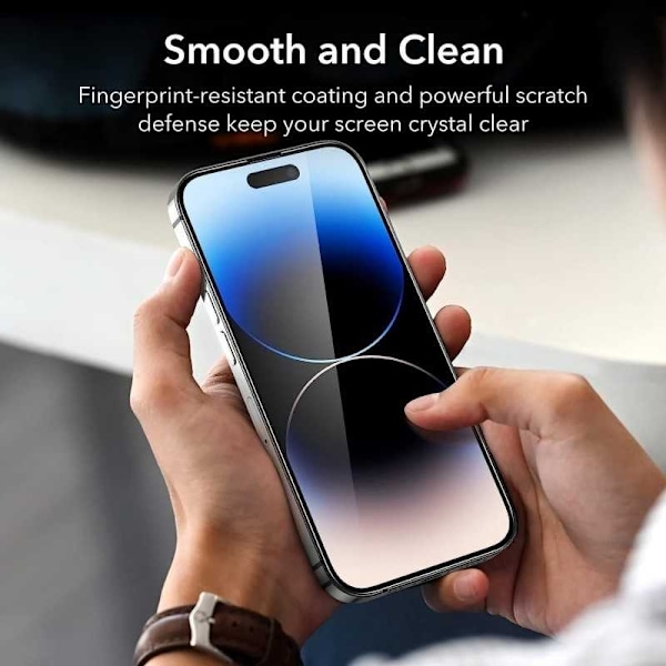2-PACK iPhone 14 Pro Max Härdat Glas 0.26mm 2.5D 9H Fullframe
