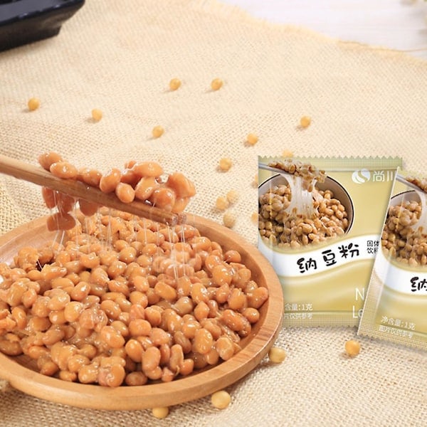 10 kpl Nattomoto Starter Japanilainen Natto Fermentoitu Soijapapujauhe Kotitaloudelle (FMY)