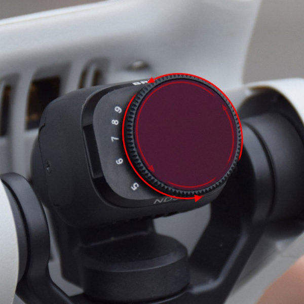 Variabelt ND-filter 5-9 stop til DJI Mini 3/Mini 3 Pro