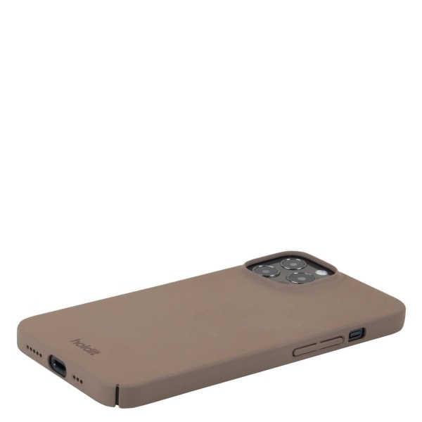 held iPhone 12 / 12 Pro -puhelimen kuori Ohut Mokka Brown