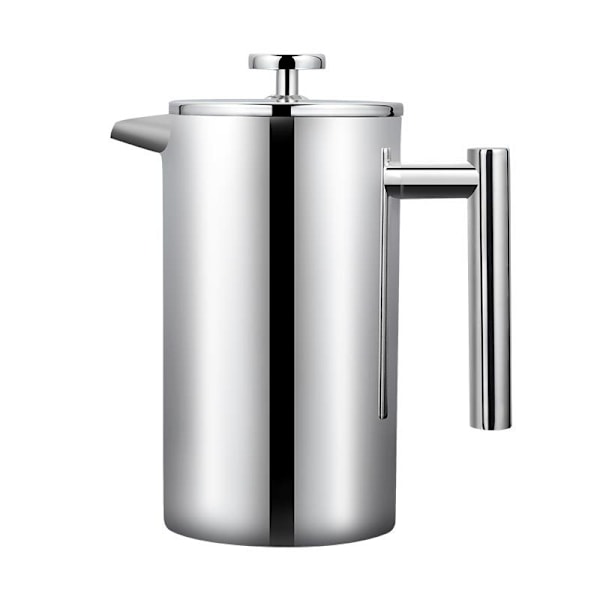 Franskpress | Kaffepress | Isolerad Cafetière | Kaffebryggare i rostfritt stål i olika storlekar 2 koppar till 4 koppar