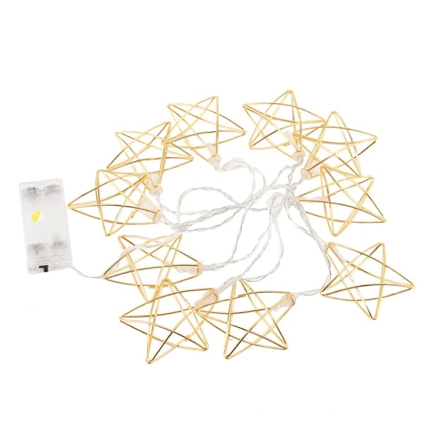 10 LED Hule Femtakkede Feelygter Jule- og Fødselsdagsfestlysstreng Smuk Dekoration