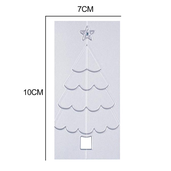 Julgran Metall Skärningsmaskin Stencil Kolstål DIY