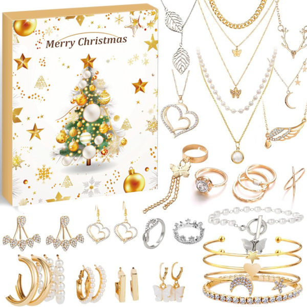 Christmas Calendar with Jewelry - 24 Days of Elegant Surprises