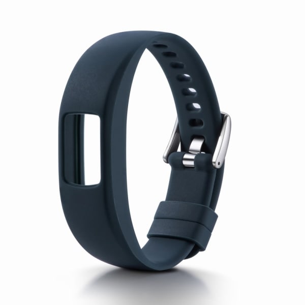 Silikonarmband för Garmin VivoFit 4, 23cm - Mörkblå Blå
