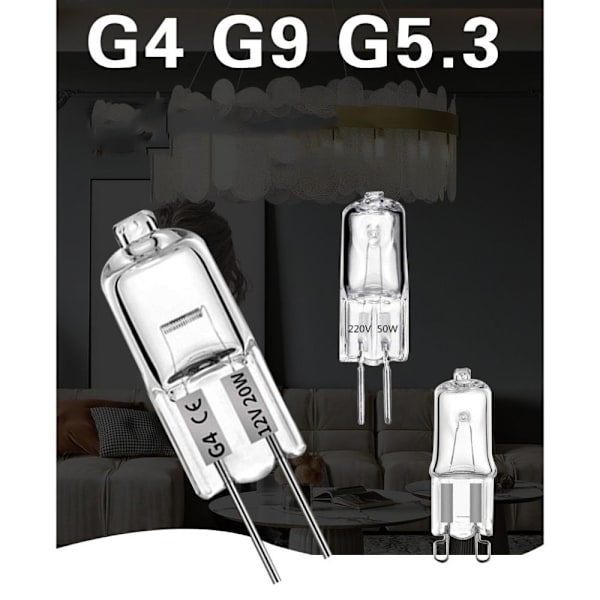 Halogenlampor G4 G5.3 Glödlampor G4 10W G4 10W