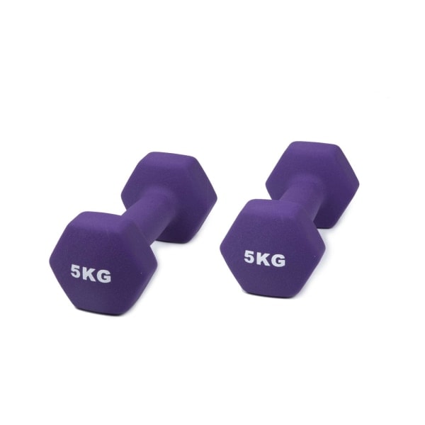 Kuminoidut käsipainot 5 kg