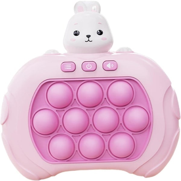 REMAKE Pop It Spel - Pop It Pro Ljusspel Snabbtryck Fidget Spel Rosa Rosa Kanin rosa