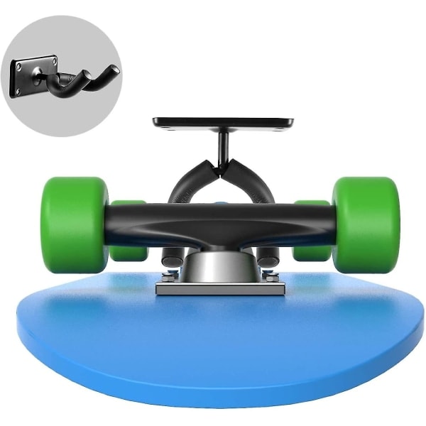 2-pack skateboard väggfäste, gitarr fyrkantig krok