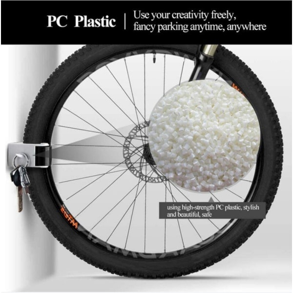 Sykkelparkeringsspenne Veggmontert MTB Landeveissykkel Vertikal Oppbevaring Holder Klips Sykkelholder Spenner MTB Sykkel