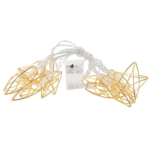 10 LED Hule Femtakkede Feelykter Jule- og Bursdagsfest Lysstreng Vakker Dekor