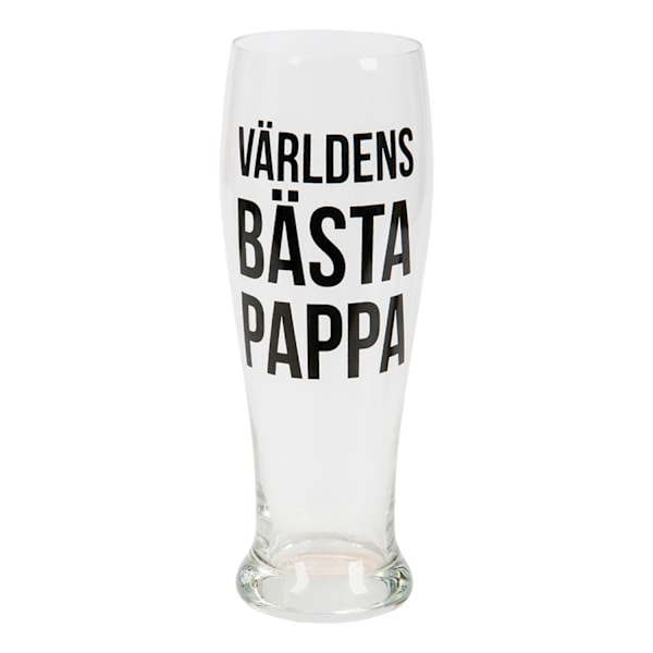 Verdens beste pappa ølglass - 568 ml - Farsdag Transparent