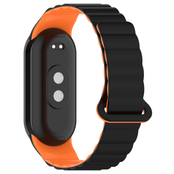 Magnetisk rem til Xiaomi Mi Band 8 Pro Sort+orange